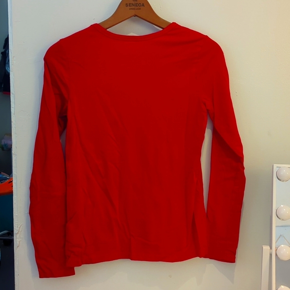 Lands end XXS red layering long sleeve tee - Picture 2 of 3